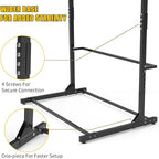 Freestanding 5 Bikes Stand w/Upgrade Hooks, 52" Heavy Duty Garage Vertical Storage Rack for Storage, Bike Floor Stand Indoor Outdoor Bicycle Organizer