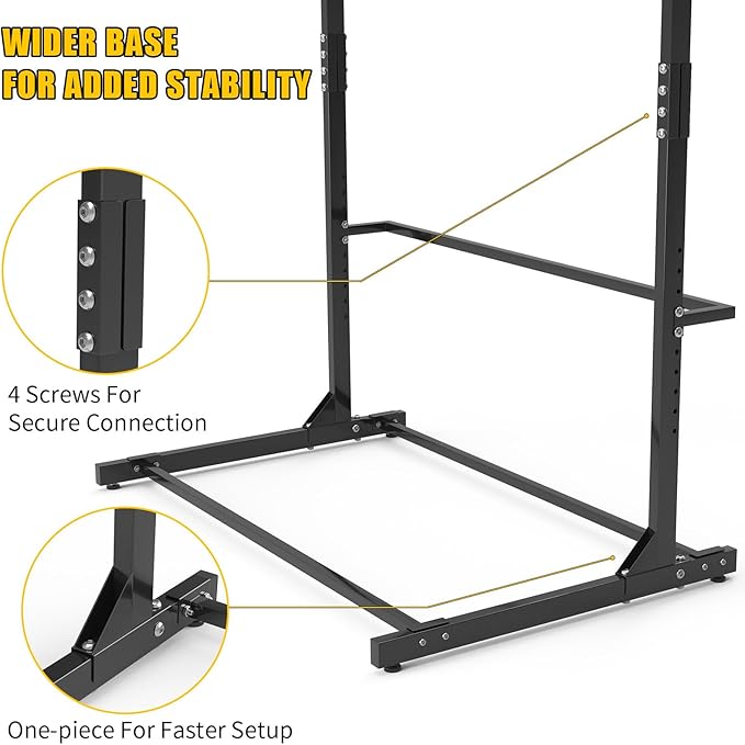 Freestanding 5 Bikes Stand w/Upgrade Hooks, 52" Heavy Duty Garage Vertical Storage Rack for Storage, Bike Floor Stand Indoor Outdoor Bicycle Organizer