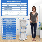 Laundry Sorter Cart, 3 Tier Laundry Hamper for Wash Clothes Storage Basket Organizer Shelf, Bathroom Rolling Cart Utility Storage Organizer Shelf for Kitchen Living Room Bathroom Laundry Room