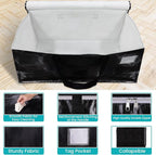Extra Large Moving Boxes-Moving Bags with Zipper, Carrying Handles and Tag Pocket-Moving Supplies for Space Saving-Totes for Storage - for moving, Storage, Camping and Travel 125L-2 Pack