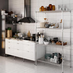 24" Deep x 42" Wide x 74" Height Wire Shelving Kit | 4-Tier | NSF Commercial Storage Rack Unit