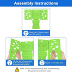 BoxLegend V5 Shirt Folding Board T-Shirt Folder Clothes Folder Laundry Organizer Helper for Adult Clothing Durable Plastic Folding Tool, Green
