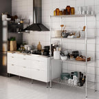 21" Deep x 42" Wide x 74" Height Wire Shelving Kit | 4-Tier | NSF Commercial Storage Rack Unit