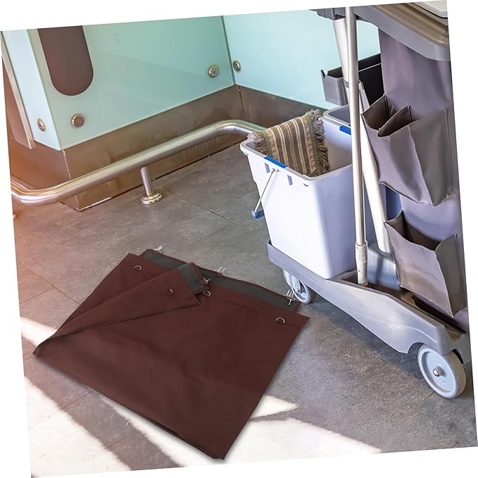 VOSAREA Multi-Purpose Laundry Cart Bag Waterproof Oxford Linen Storage Bag for Commercial Cleaning