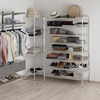 24" Deep x 48" Wide x 74" Height Wire Shelving Kit | 8-Tier | NSF Commercial Storage Rack Unit