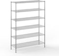 21" Deep x 60" Wide x 86" Height Wire Shelving Kit | 6-Tier | NSF Commercial Storage Rack Unit