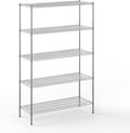 21" Deep x 54" Wide x 86" Height Wire Shelving Kit | 5-Tier | NSF Commercial Storage Rack Unit