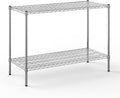 21" Deep x 48" Wide x 34" Height Wire Shelving Kit | 2-Tier | NSF Commercial Storage Rack Unit