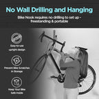 Bike Nook Pro Stand & Vertical Storage Rack - 4 Pack with connectors - The Original Vertical Bicycle Floor Stand for Garage Storage and Indoor and Outdoor use, No Drilling Required