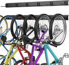 TORACK Bike Storage Rack, 6 Bike Rack Wall Mount Home and Garage Organizer, Vertical Bicycles Hanger Hooks for Indoor Space Saving