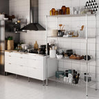 21" Deep x 48" Wide x 74" Height Wire Shelving Kit | 4-Tier | NSF Commercial Storage Rack Unit