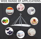 1 Tier Folding Mesh Clothes Drying Rack with Internal Fixation Stackable Sweater Drying Rack Portable Hanging Laundry Rack for Sweater,T-Shirt,Delicates,Swimsuit (1 Pack)