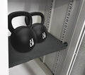 Adjustable Locker Organizer Shelf, 30LB Load-Bearing Metal Locker Shelf for Schools, Offices, Gyms, Locker Shelf Expandable to Fit Your Locker 11-18” (1, Black)