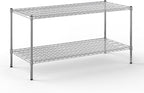 24" Deep x 54" Wide x 27" Height Wire Shelving Kit | 2-Tier | NSF Commercial Storage Rack Unit