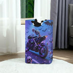 Skeleton Motorcycle Laundry Basket for College Dorm,50L Collapsible Portable Laundry Hamper Storage Basket for Toys Clothes Organizer