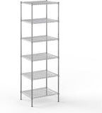 24" Deep x 30" Wide x 96" Height Wire Shelving Kit | 6-Tier | NSF Commercial Storage Rack Unit