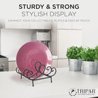 TRIPAR Baldwin 4 Place Plate Holder Kitchen Organizers And Storage