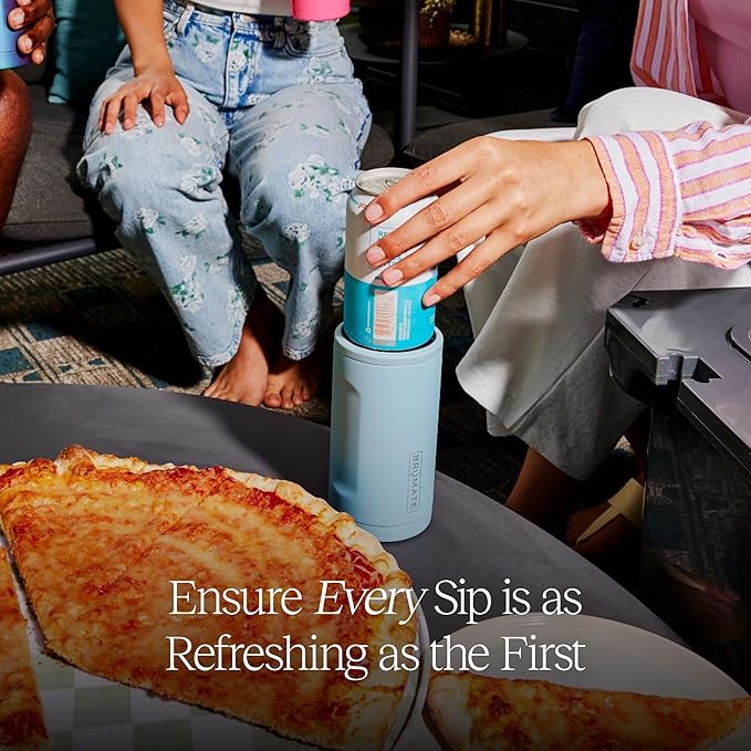 BrüMate Hopsulator Trio 3-in-1 Insulated Can Cooler for 12oz / 16oz Cans + 100% Leak Proof Tumbler with Lid | Insulated for Beer, Soda, and Energy Drinks