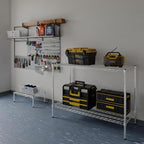21" Deep x 48" Wide x 34" Height Wire Shelving Kit | 2-Tier | NSF Commercial Storage Rack Unit