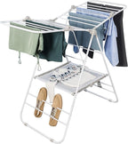 Honey-Can-Do Large Expandable and Collapsible Gullwing Clothes Drying Rack DRY-09805 White