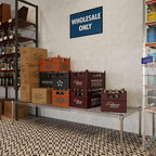 24" Deep x 72" Wide x 14" Height Wire Shelving Kit | 1-Tier | NSF Commercial Storage Rack Unit
