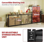 Heavy Duty Garage Storage Shelves, 2000 Lbs Capacity, 4-Tier Adjustable Storage Shelving Unit, 40" L x 20" W x 60" H Metal Shelving Racks for Kitchen Pantry Basement Bathroom Laundry