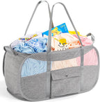 1-Second Storage Washer-Side Magnetic Pop-Up Laundry Hamper New User Safety Lock Prevents Accidental Opening Reinforced U-Handle Holds 33lbs 1.5Loads Folds to 0.78in Ultra Slim