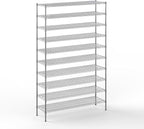 18" Deep x 60" Wide x 96" Height Wire Shelving Kit | 10-Tier | NSF Commercial Storage Rack Unit