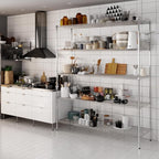 21" Deep x 72" Wide x 86" Height Wire Shelving Kit | 5-Tier | NSF Commercial Storage Rack Unit