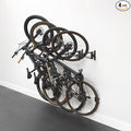 StoreYourBoard SwivelStow Bike Rack Garage Storage Rack 4 Pack - 2 MTB & 2 Road & Gravel Bike Wall Mounts - Heavy Duty Bike Hanger - No-Lift Bike Rack Garage Storage Rack - Holds 70 lb Capacity