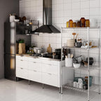 24" Deep x 30" Wide x 64" Height Wire Shelving Kit | 4-Tier | NSF Commercial Storage Rack Unit