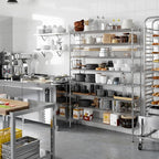 14" Deep x 54" Wide x 74" Height Wire Shelving Kit | 8-Tier | NSF Commercial Storage Rack Unit