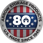 Arrow Carports Galvanized Steel Carport, Double Car Metal Carport Kit, 20' x 20' x 9', Eggshell