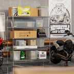 21" Deep x 54" Wide x 64" Height Wire Shelving Kit | 5-Tier | NSF Commercial Storage Rack Unit