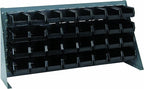 Quantum Storage Systems QBR-3619-220-32BK Ultra Bin Complete Bench Rack Package with 32 Ultra Bins, 36" x 8" x 19" , Black
