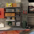 21" Deep x 54" Wide x 64" Height Wire Shelving Kit | 5-Tier | NSF Commercial Storage Rack Unit