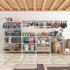 1750 LBS Storage Shelves 5-Tier Utility Shelving Unit Steel Organizer Wire Rack for Home,Kitchen,Office,Garage, Capacity 17.7" D x 47.2" W x 72.3" H | Organizer Wire Rack, for Home, Kitchen, Office, Garage, 1750 LBS Capacity