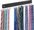 Tie Rack Wall Mounted, Tie, Belt and Scarf Hanger 20 Hook, Tie and Belt Organizer