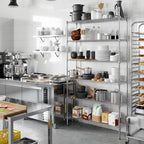 14" Deep x 48" Wide x 86" Height Wire Shelving Kit | 6-Tier | NSF Commercial Storage Rack Unit
