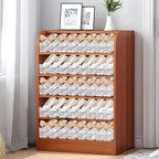Shoe Slots Organizer,36 Pack Transparent Shoe Stacker Adjustable Shoe Slot Organizer Space Saver Shoe Rack Holder Shoe Storage Organizers for Closet,Transparent