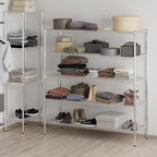 21" Deep x 60" Wide x 64" Height Wire Shelving Kit | 5-Tier | NSF Commercial Storage Rack Unit
