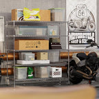 21" Deep x 60" Wide x 64" Height Wire Shelving Kit | 5-Tier | NSF Commercial Storage Rack Unit