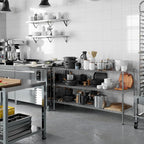 21" Deep x 60" Wide x 34" Height Wire Shelving Kit | 3-Tier | NSF Commercial Storage Rack Unit