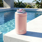 DUALIE 3 in 1 Insulated Can Cooler - 15+ Colors - Universal Size for 12 oz Cans, Slim Cans, and Bottles