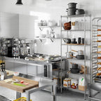 14" Deep x 30" Wide x 86" Height Wire Shelving Kit | 6-Tier | NSF Commercial Storage Rack Unit