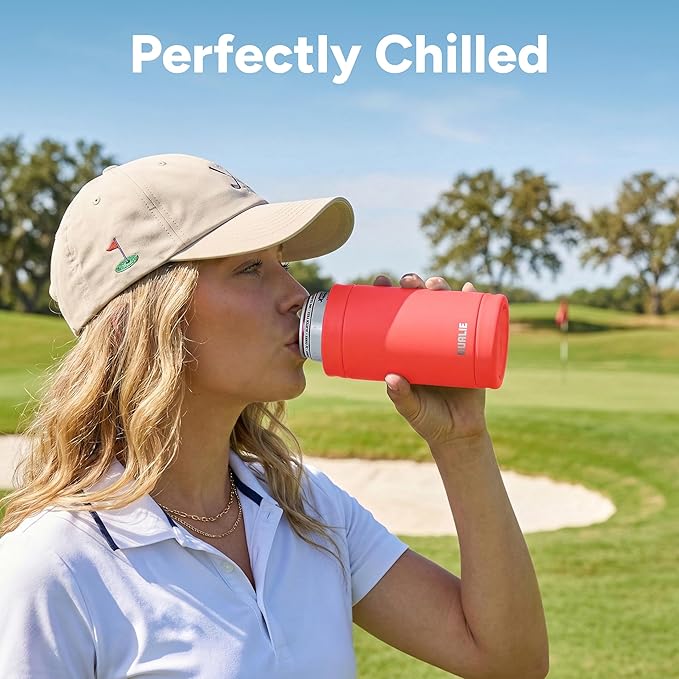 DUALIE 3 in 1 Insulated Can Cooler - 15+ Colors - Universal Size for 12 oz Cans, Slim Cans, and Bottles