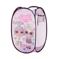 Idea Nuova LOL Surprise Pop Up Hamper with Durable Carry Handles, 21'' H x 13.5'' W X 13.5'' L, Lol Surprise/Light Pink