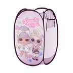 Idea Nuova LOL Surprise Pop Up Hamper with Durable Carry Handles, 21'' H x 13.5'' W X 13.5'' L, Lol Surprise/Light Pink