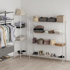 18" Deep x 60" Wide x 64" Height Wire Shelving Kit | 4-Tier | NSF Commercial Storage Rack Unit