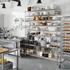 14" Deep x 72" Wide x 96" Height Wire Shelving Kit | 10-Tier | NSF Commercial Storage Rack Unit